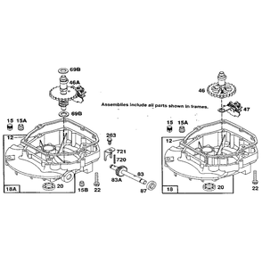 Engine Diagram and Parts List for 122700-122799 0101-0101 Briggs and Stratton Engine